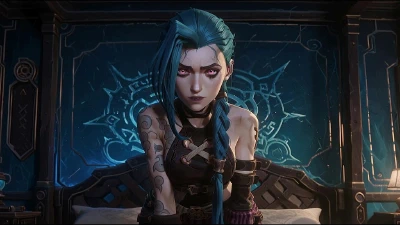 Cover for 'Jinx’S Dirty Little Breakdown (PARODY) - AI-Generated'