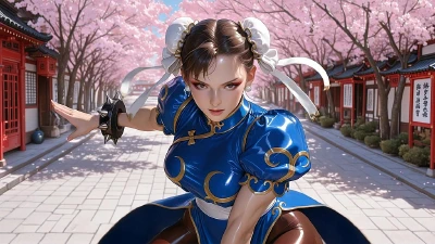 Cover for 'Chun Li Blossoms And Sunlight (AI)'
