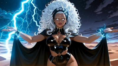 Cover for 'Storm Queen Of The Midnight Dunes (AI)'