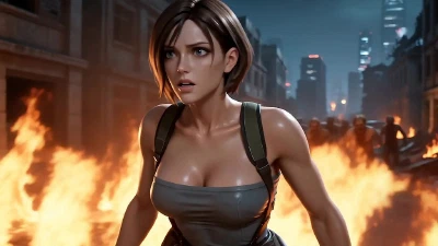 Cover for 'Jill Valentine After The Fall (AI Video)'