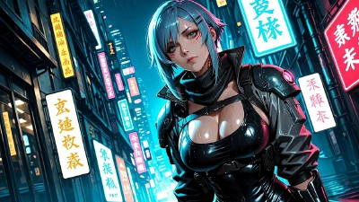 Cover for 'Neon Ghost Of The Midnight Grid (AI Video)'