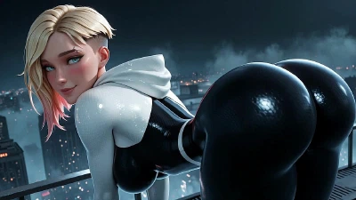 Cover for 'Spider Gwen Late Night Cravings (AI Video)'