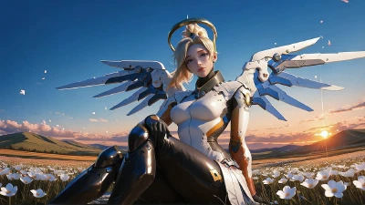 Cover for 'Seductive Mercy, Eyes Of Serenity (AI Video)'