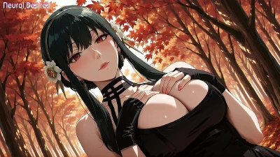Cover for 'Thorn Princess Beneath Scarlet Leaves (AI Video)'